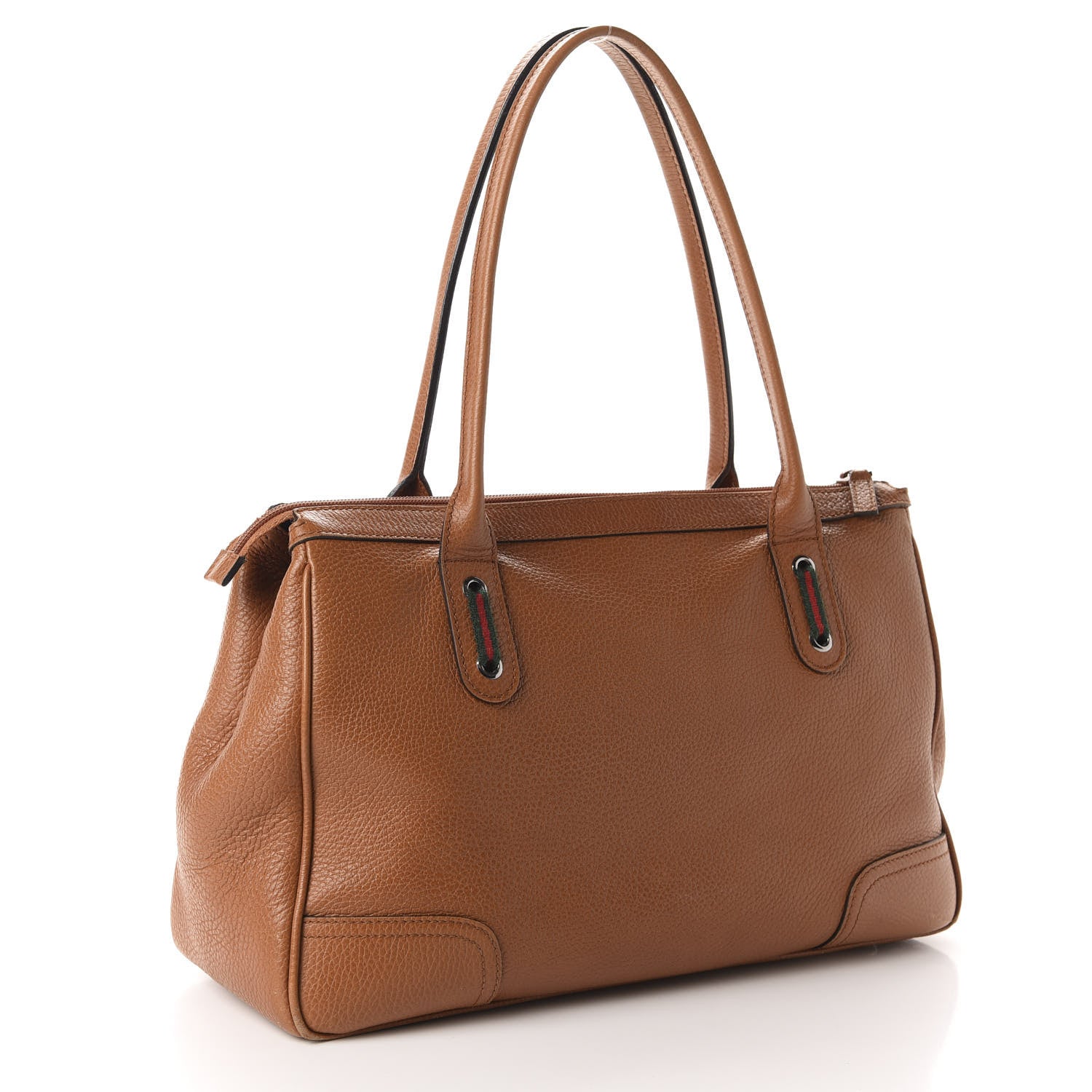 Gucci Calfskin Medium Princy Tote Cognac 3 of 14