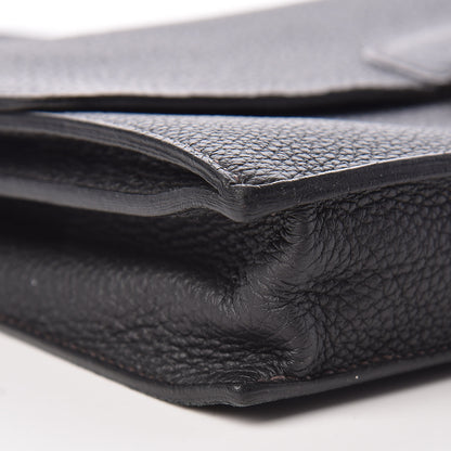 Hermes Togo Jet Clutch Black 9 of 10