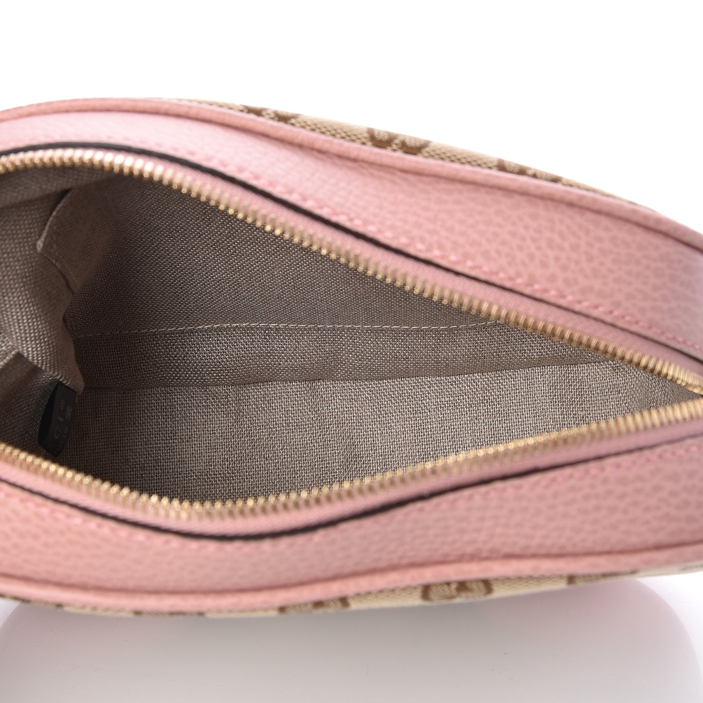 Monogram Mini Bree Messenger Bag Beige Soft Pink
