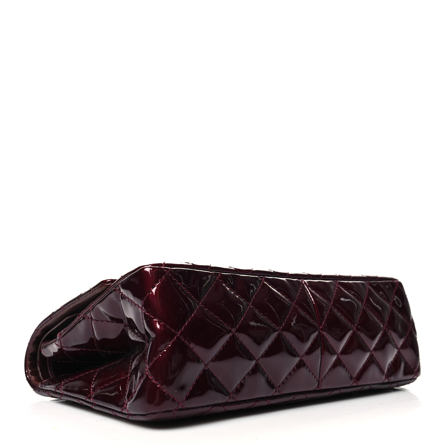 Chanel Patent Quilted 2.55 Reissue 226 Flap Burgundy 4 of 12