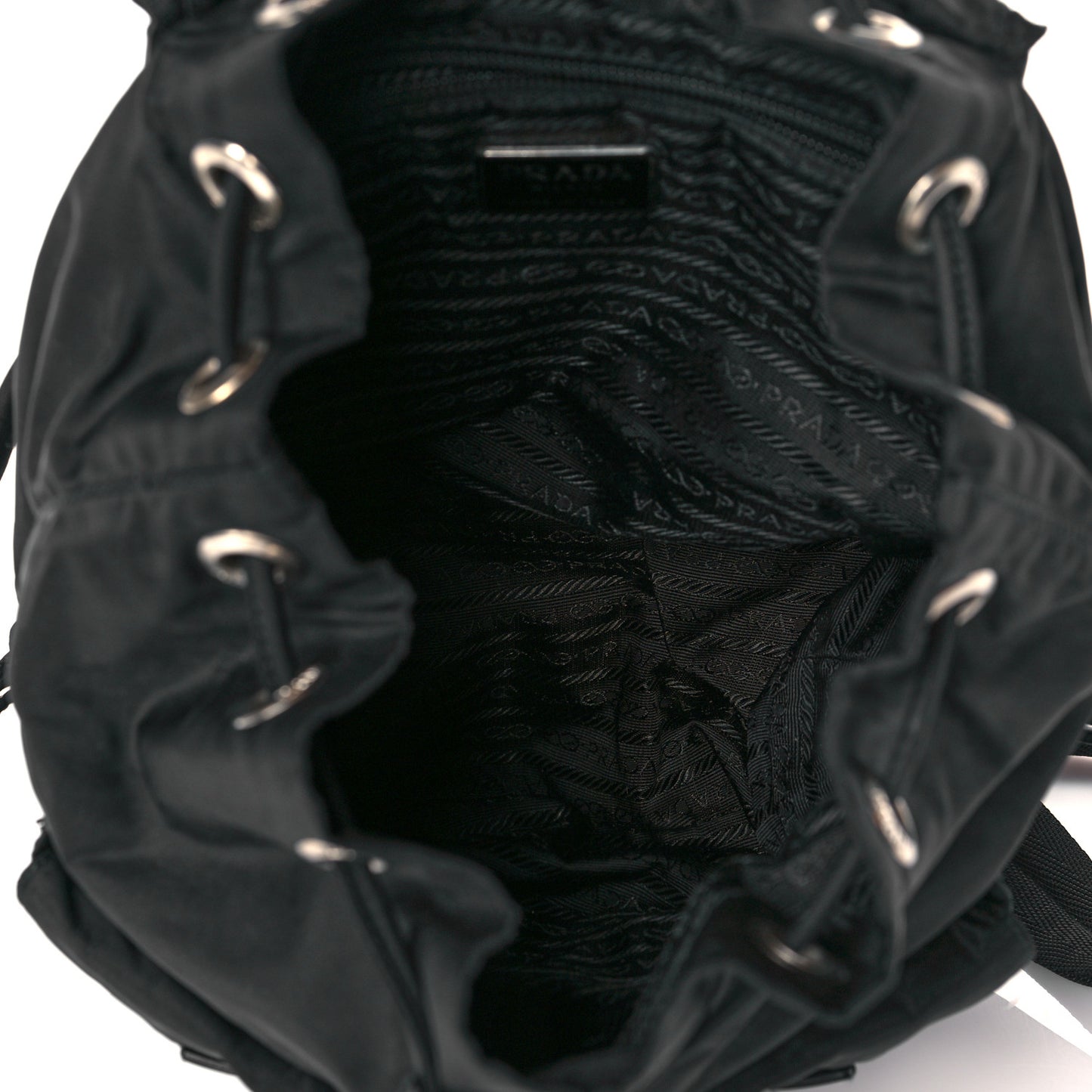 Nylon Vela Medium Backpack Black