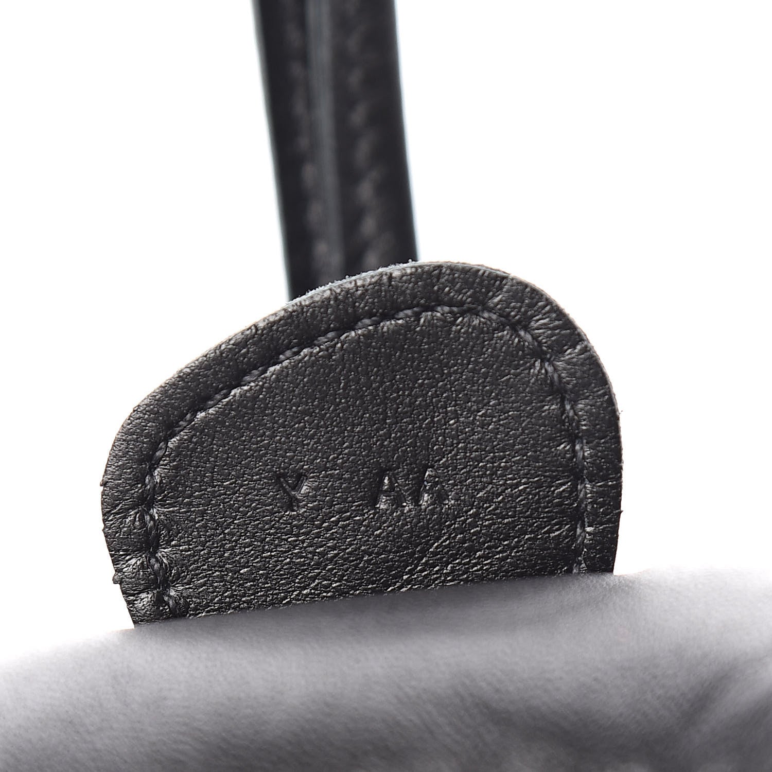 Hermes Milo Lambskin Grigri Rodeo Horse Bag Charm MM So Black 4 of 5