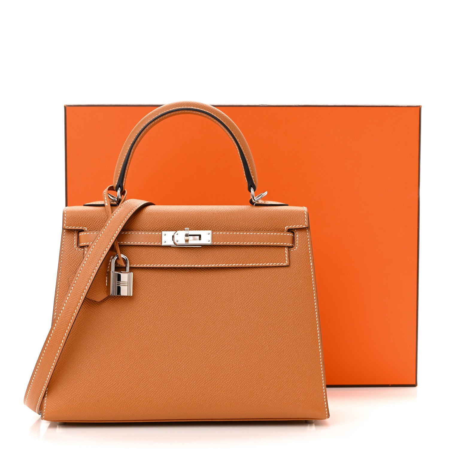 Hermes Epsom Kelly Sellier 25 Toffee 11 of 11