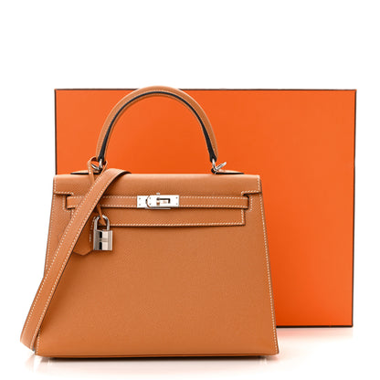 Hermes Epsom Kelly Sellier 25 Toffee 11 of 11