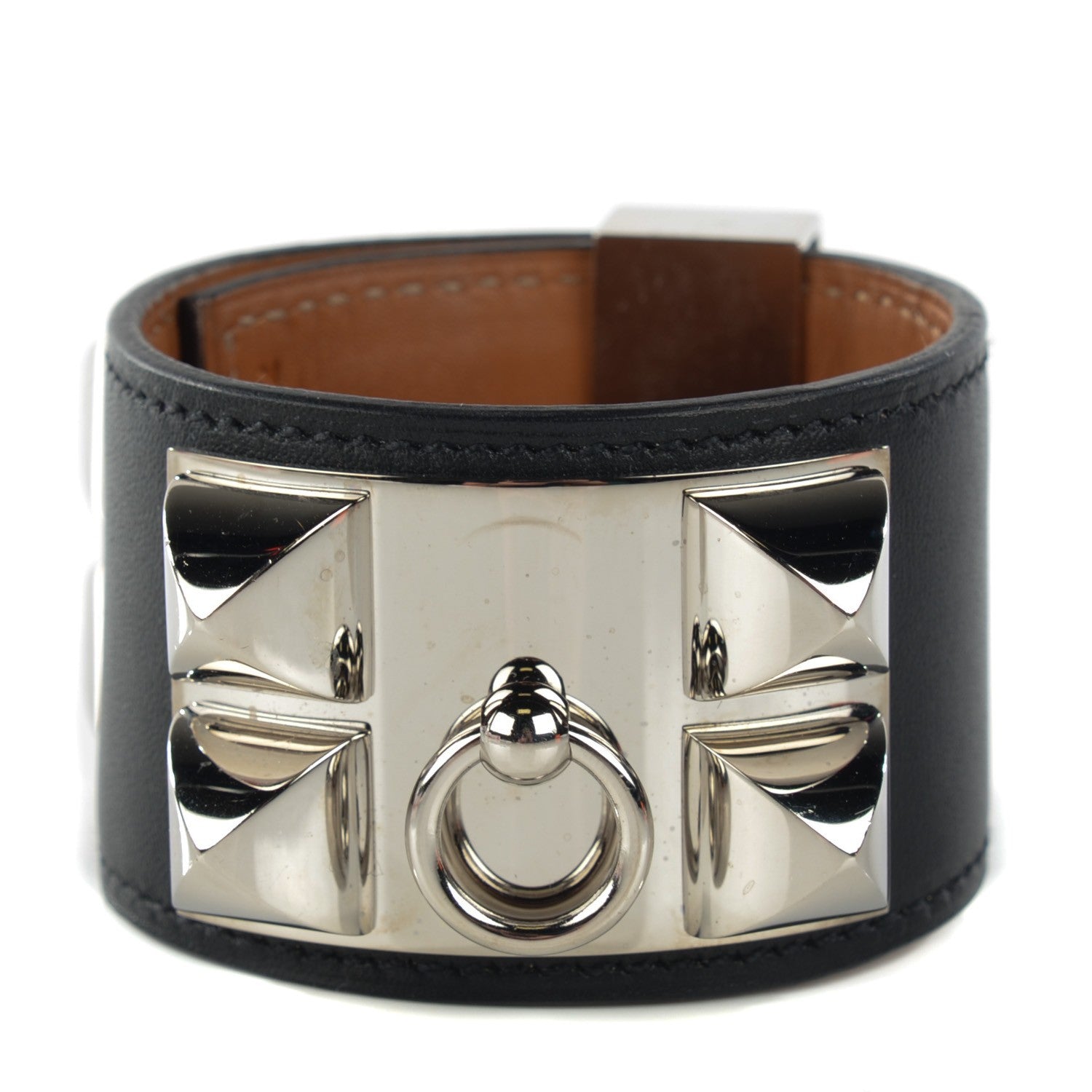 Hermes Box Collier de Chien CDC Bracelet S Black 1 of 6