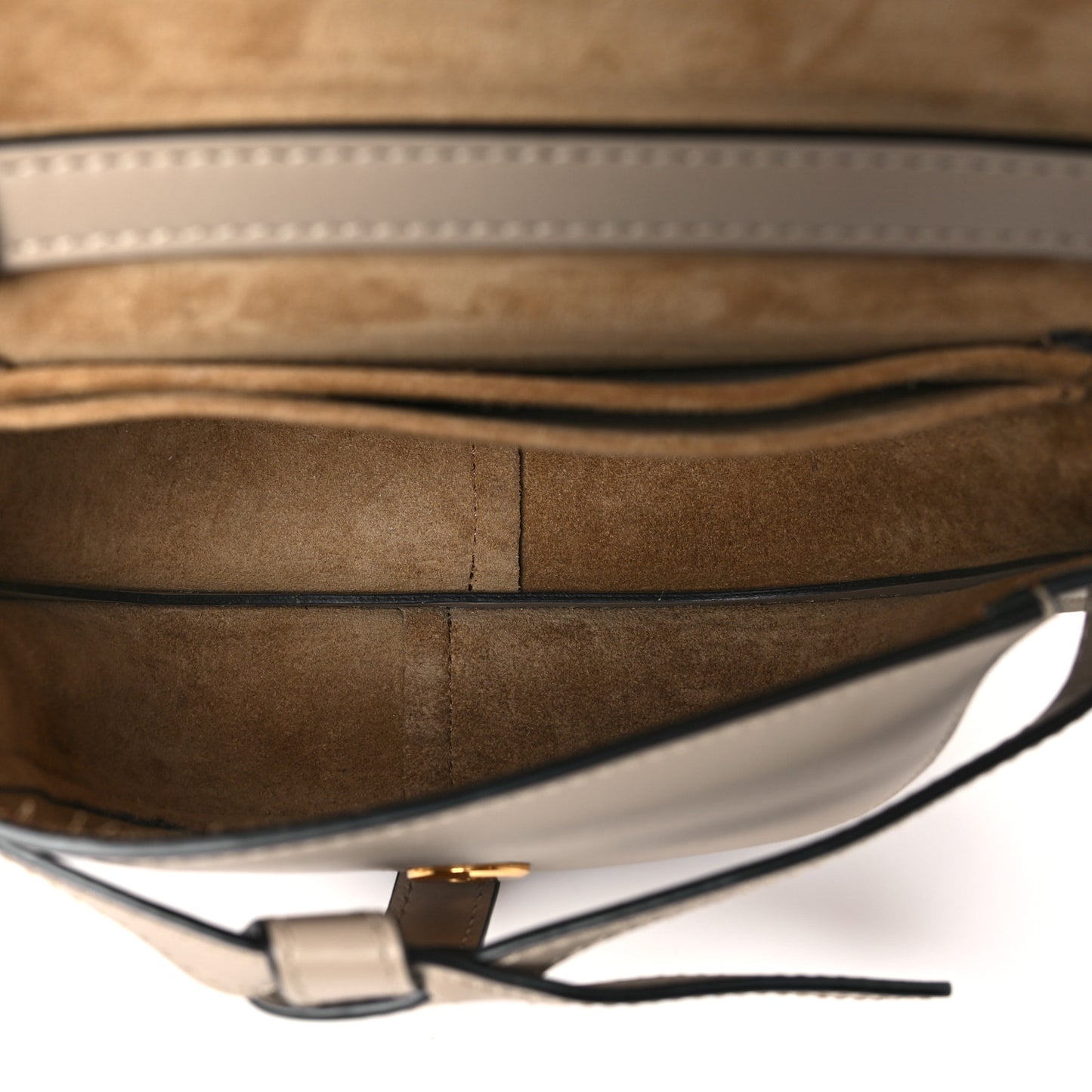Calfskin Jacquard Mini Gate Dual Bag Sand