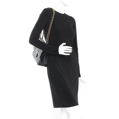 Chanel Caviar Quilted Jumbo Double Flap Black 2 of 8