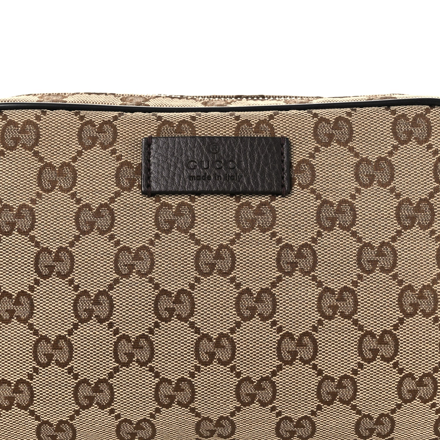 Gucci Monogram Belt Bag Dark Brown 8 of 10