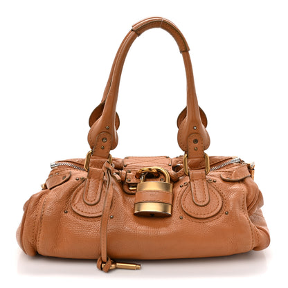 Chloe Calfskin Medium Paddington Satchel Tan 1 of 14