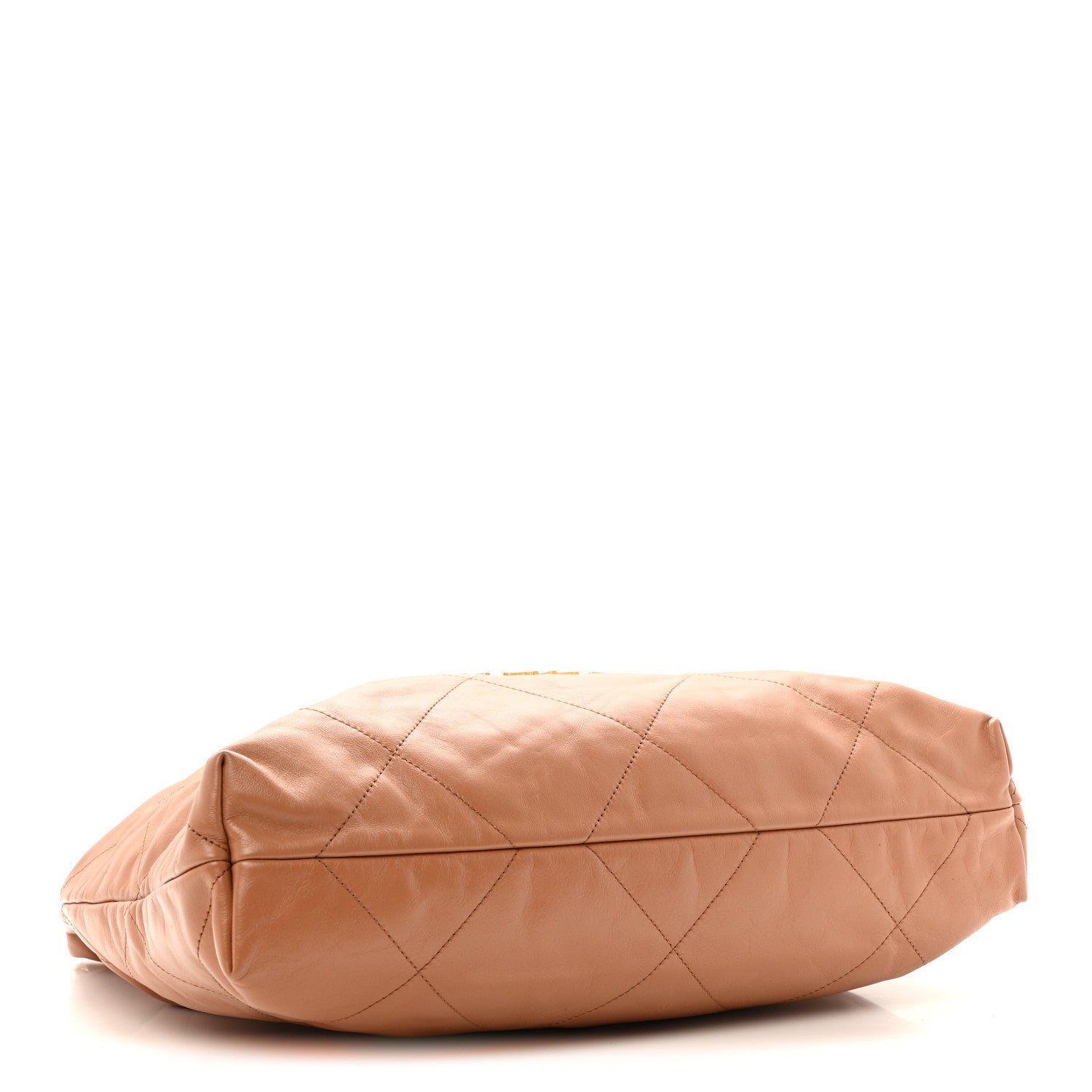 Chanel Shiny Calfskin Quilted Chanel 22 Camel 5 of 14