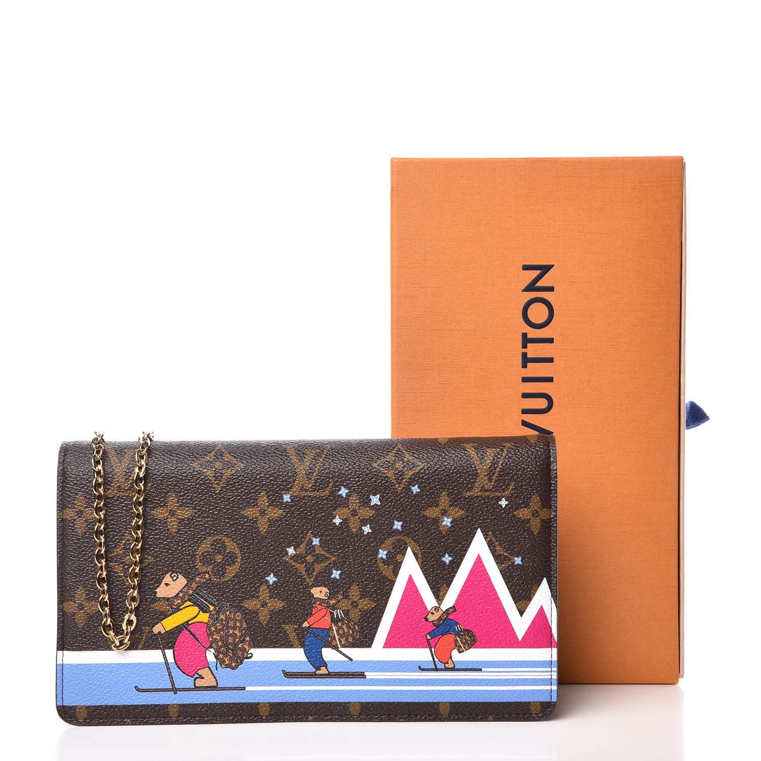 Louis Vuitton Monogram 2018 Christmas Animation Pochette Weekend 9 of 9