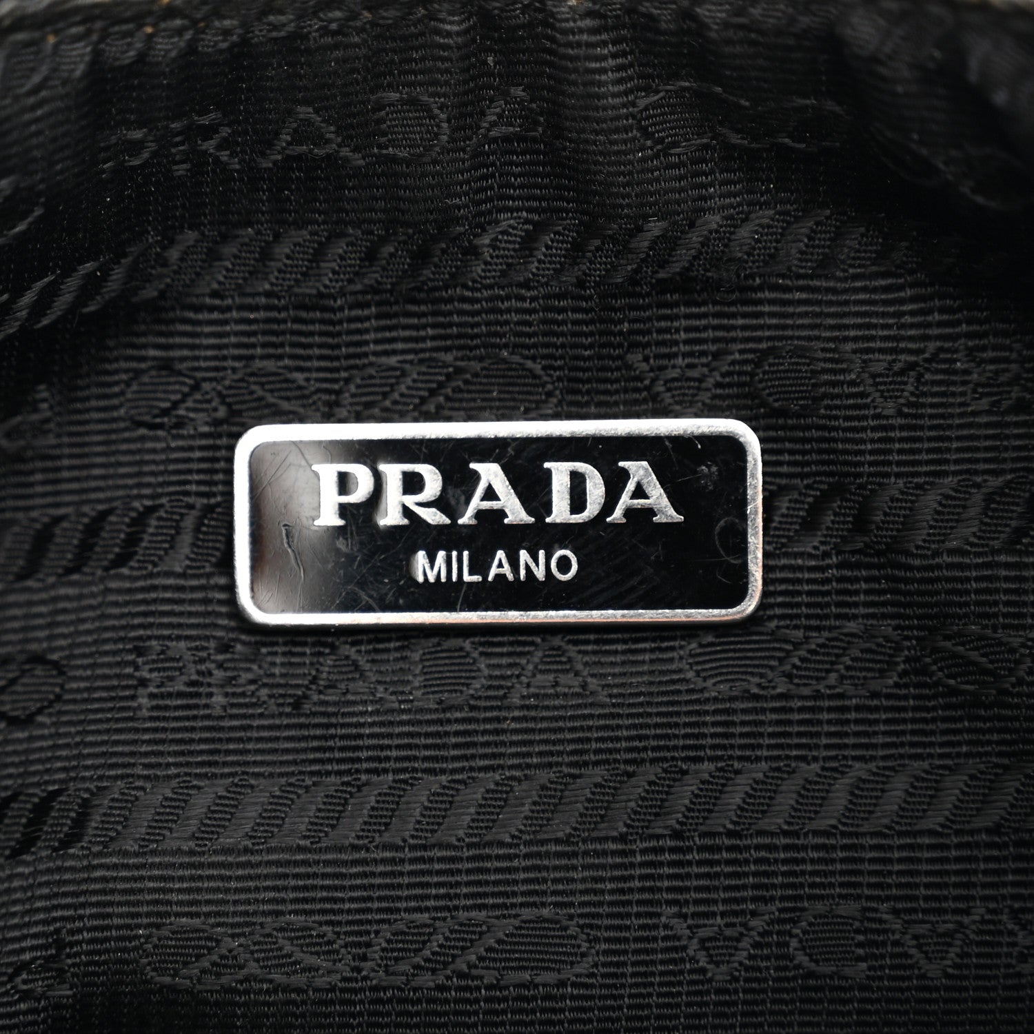Prada Tessuto Nylon Saffiano Mini Re-Edition 2005 Bag Black 6 of 11