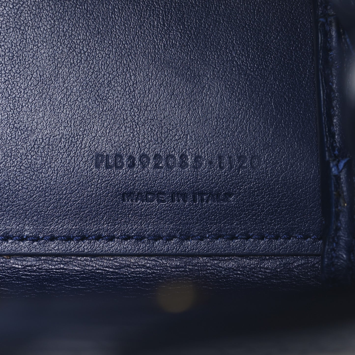Calfskin Crocodile Embossed Nano Sac De Jour Saphir