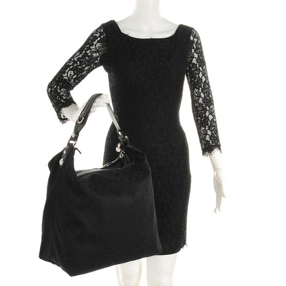 Gucci Monogram Icon Bit Large Hobo Black 2 of 9