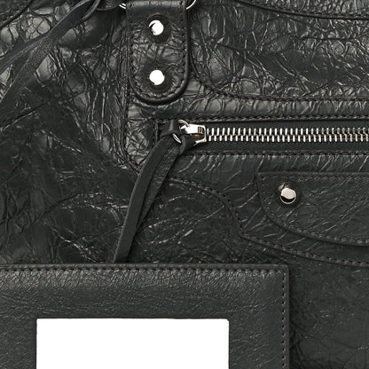 Balenciaga Agneau Classic Silver Hardware City Gris Fossile 7 of 9