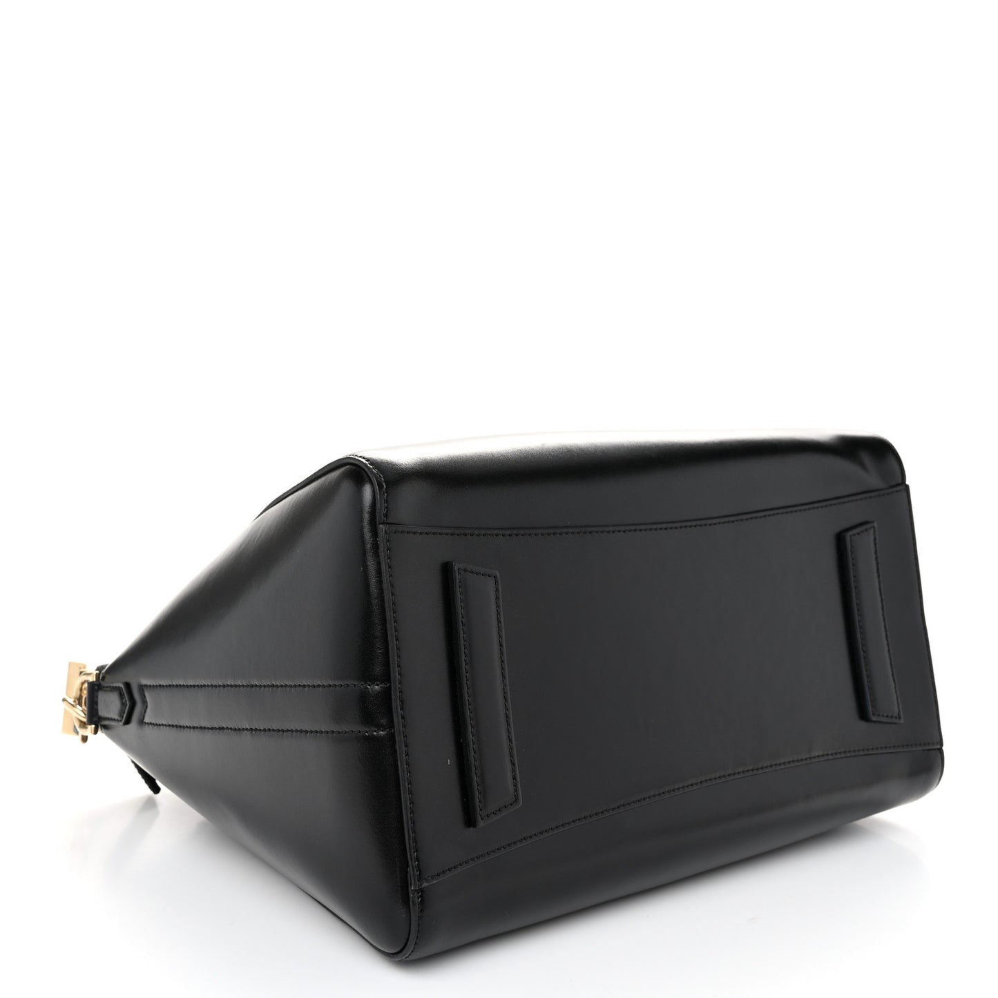 Shiny Lord Calfskin Medium Antigona Black
