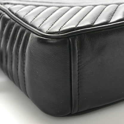 Prada Soft Calfskin Impunture Diagramme Camera Bag Black 9 of 10