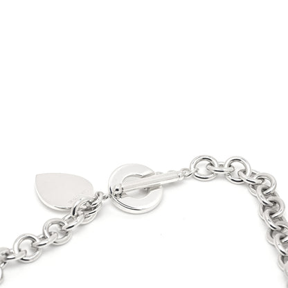 Tiffany Sterling Silver Heart Tag Toggle Necklace 5 of 6