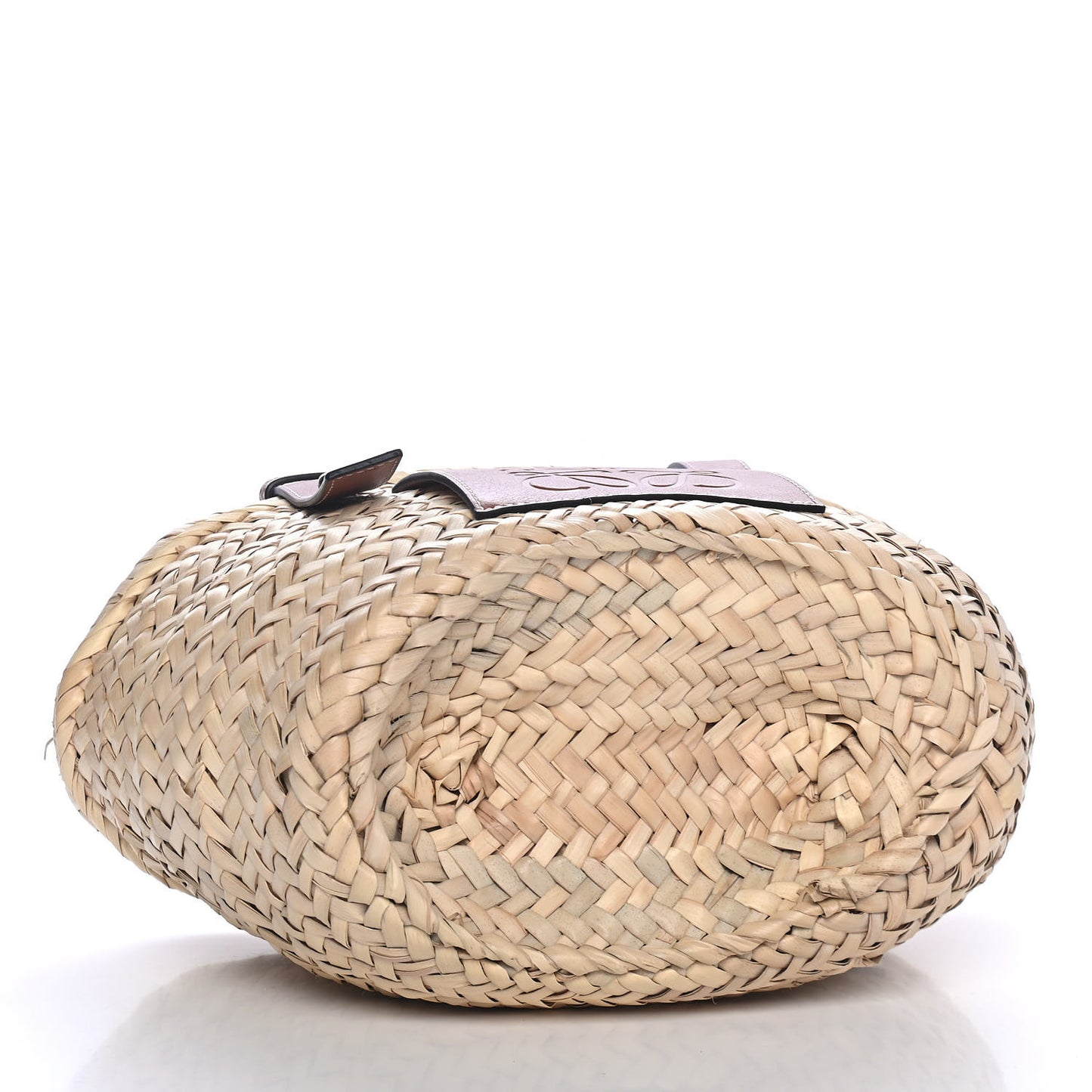 Raffia Small Basket Tote Bag Natural Tan