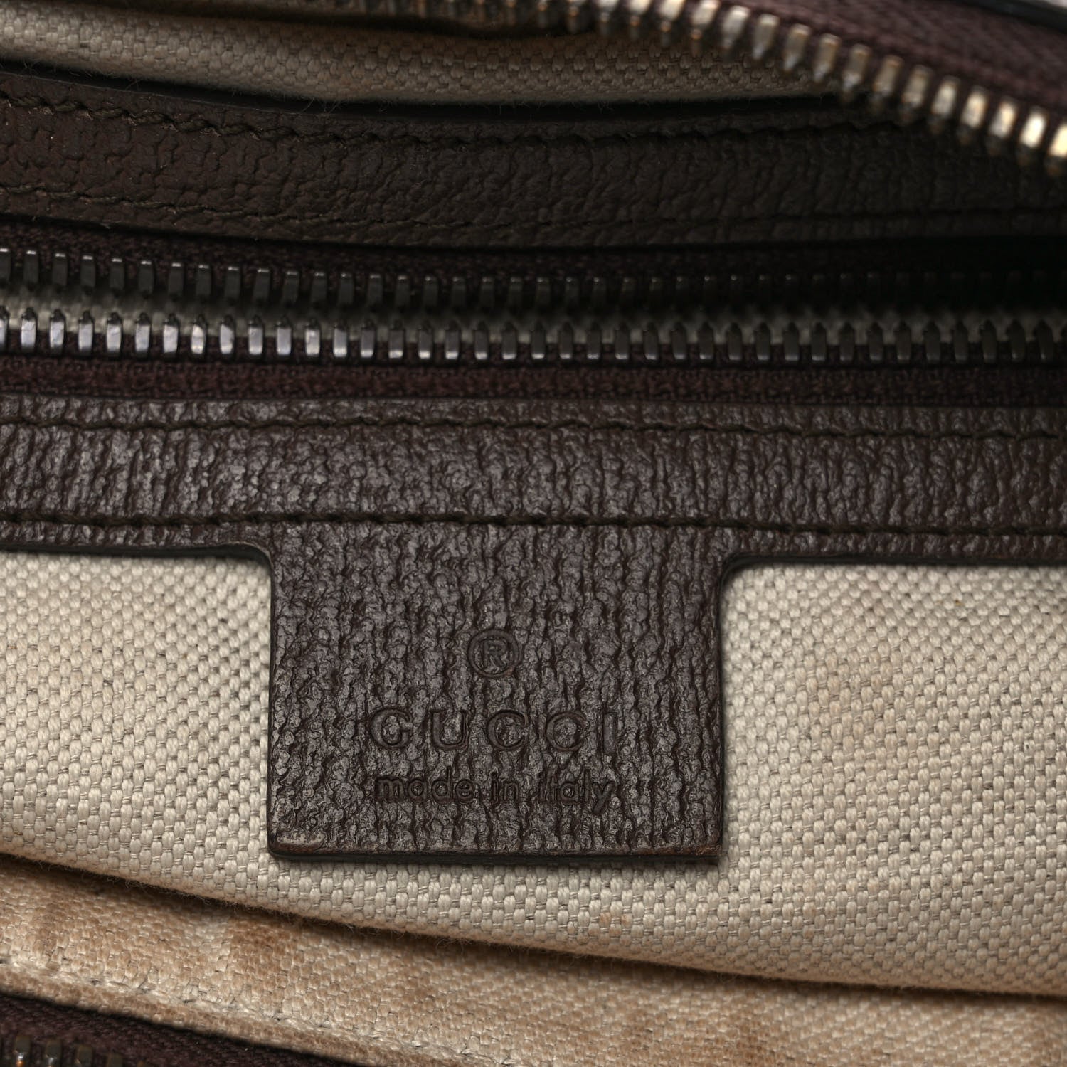 Gucci GG Supreme Monogram Web Small Ophidia Half Moon Hobo Brown 6 of 10