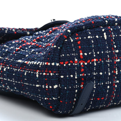 Chanel Tweed Small Urban Spirit Backpack Blue Red White 8 of 9