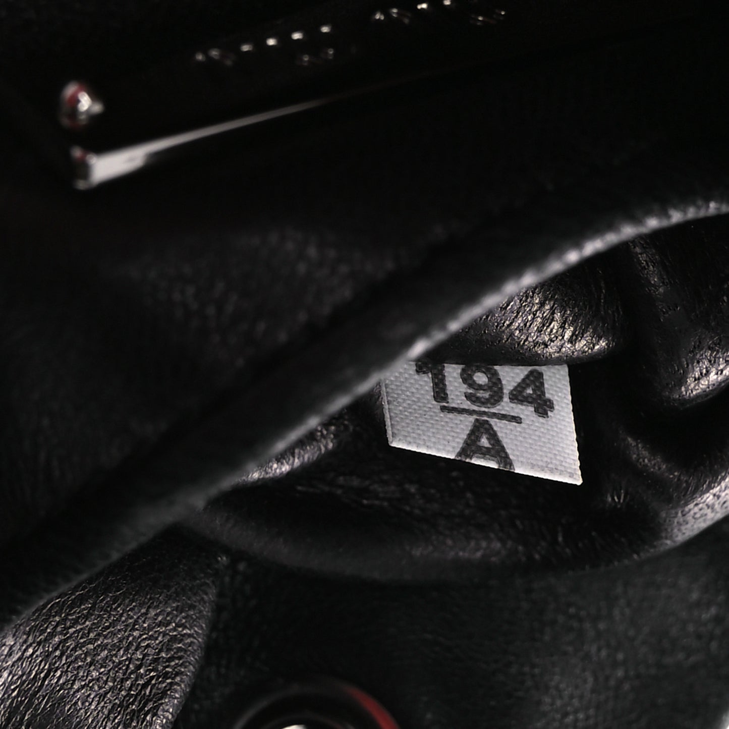 Nappa Jeweled Grommet Starlight Bucket Bag Black