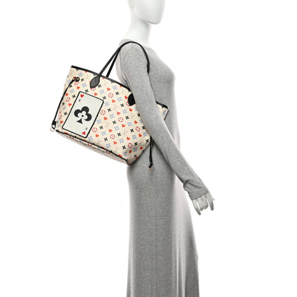 Louis Vuitton Game On Neverfull MM White 2 of 10
