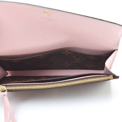 Louis Vuitton Monogram Emilie Wallet Rose Ballerine 5 of 8