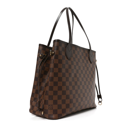 Louis Vuitton Damier Ebene Neo Neverfull MM Rose Ballerine 3 of 9