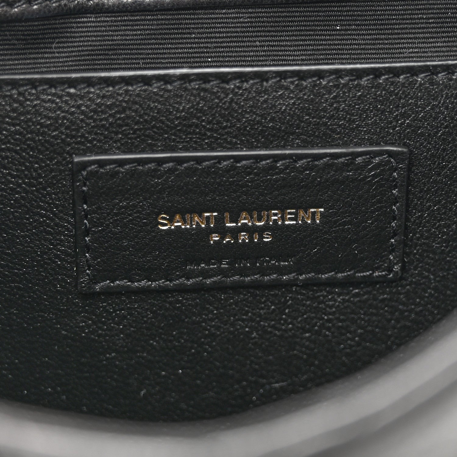 Saint Laurent Lambskin Quilted Monogram Mini Nolita Black 6 of 10