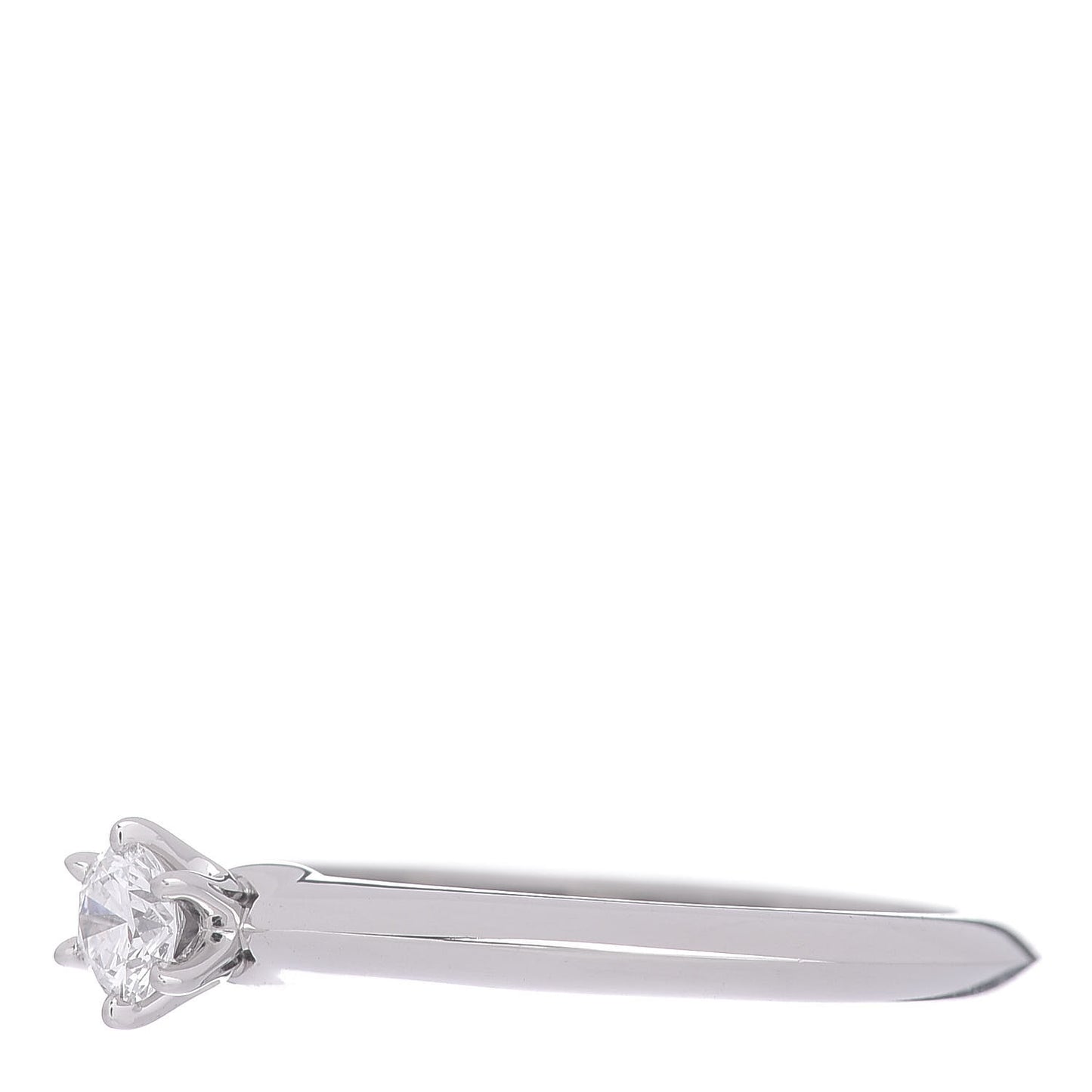Platinum Diamond .20ct Solitaire Engagement Ring 51 5.75