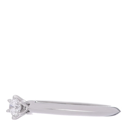 Tiffany Platinum Diamond .20ct Solitaire Engagement Ring 51 5.75 3 of 5
