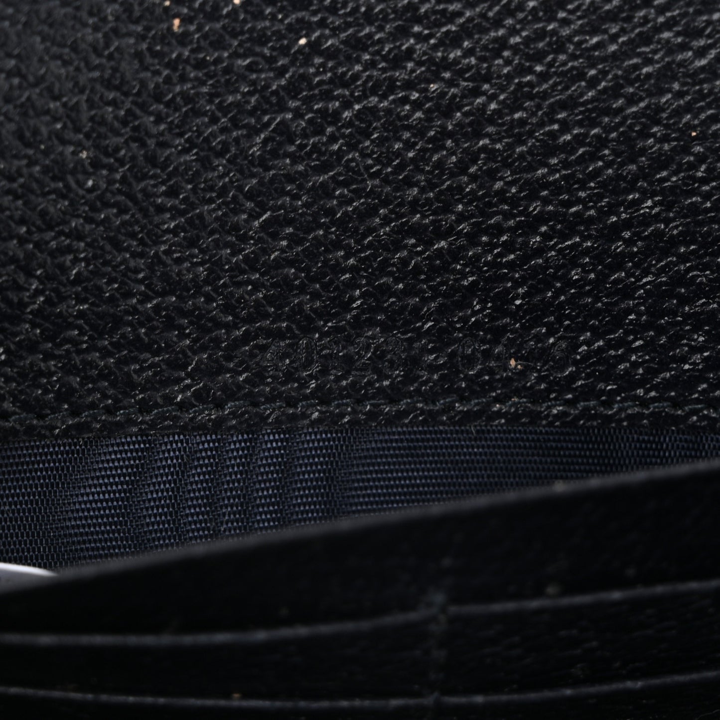 GG Supreme Monogram Textured Dollar Calfskin Mini Dionysus Chain Wallet Beige Blue