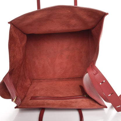Celine Supple Calfskin Medium Phantom Luggage Red 5 of 19