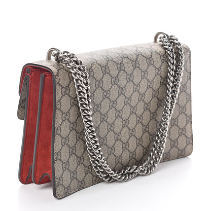Gucci GG Supreme Monogram Small Dionysus Shoulder Bag Red 3 of 10