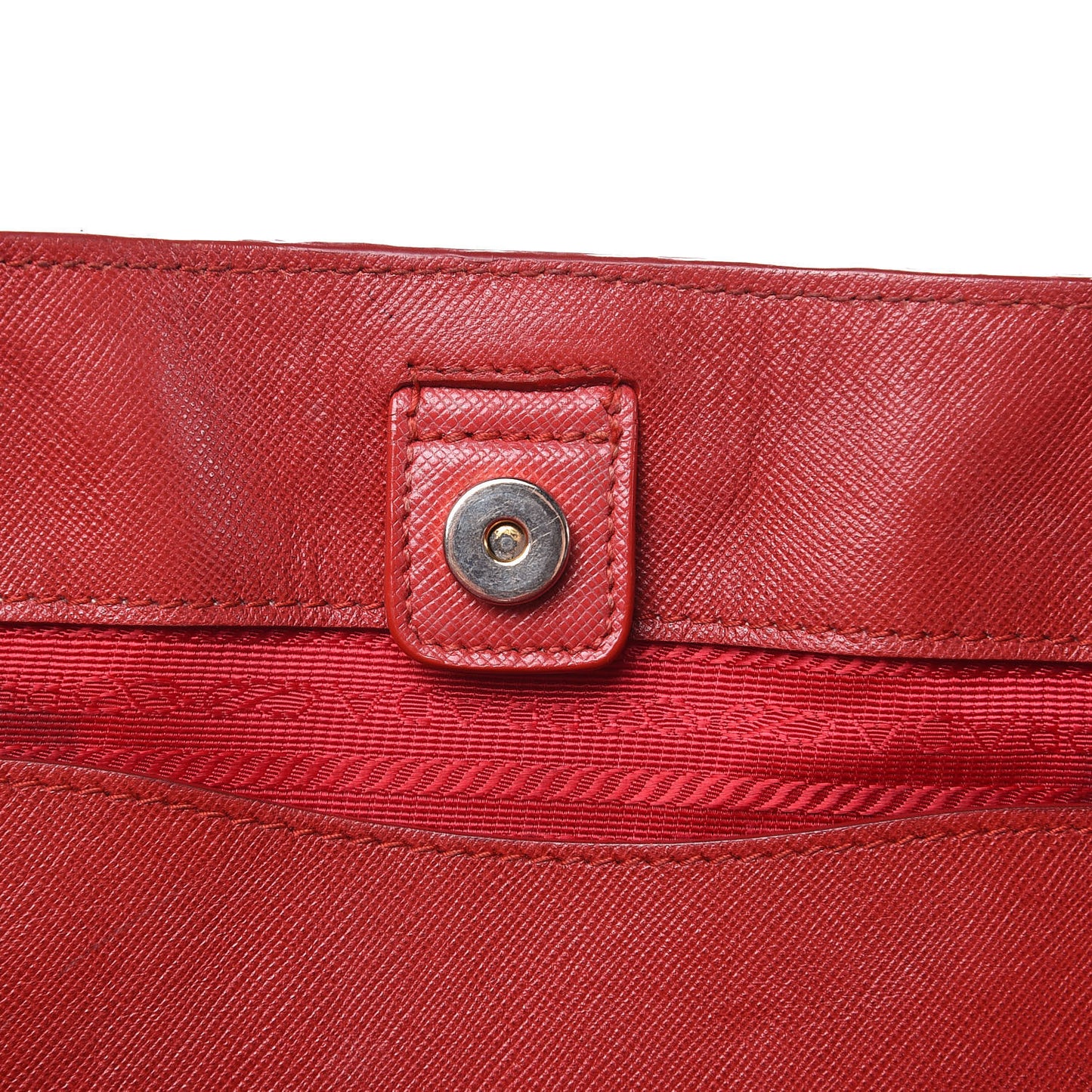 Saffiano Lux Large Tote Fuoco
