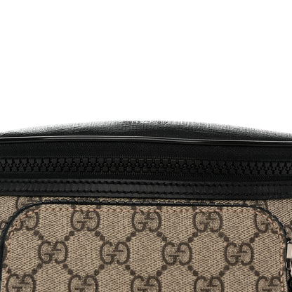 Gucci GG Supreme Monogram Belt Bag Black 10 of 12