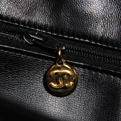 Chanel Lambskin Quilted Shoulder Bag Black 6 of 8