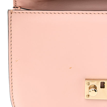Valentino Garavani Vitello Small Glam Lock Rockstud Flap Poudre 13 of 13