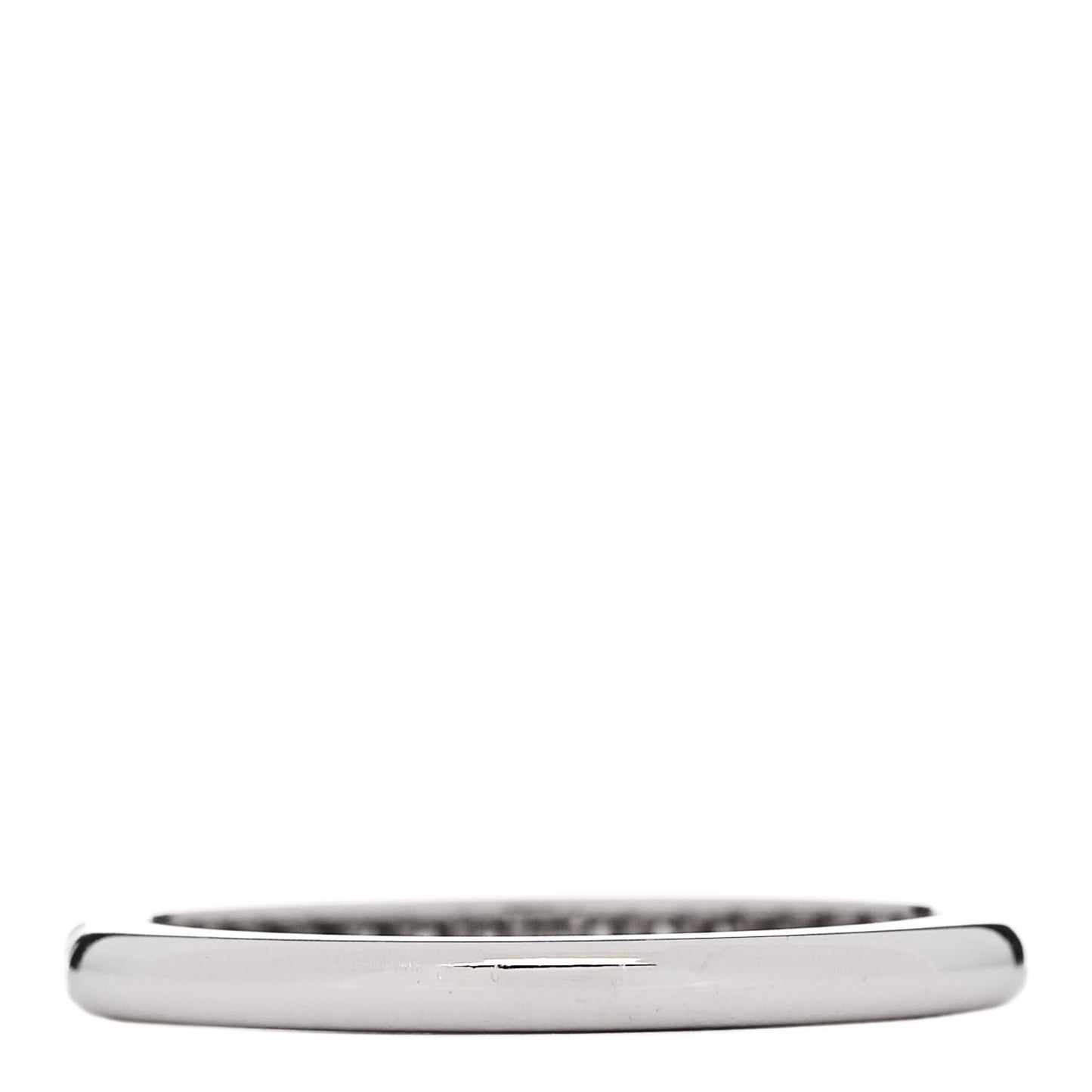 Platinum Diamond .17ctw Half Circle Soleste Band Ring 54 7