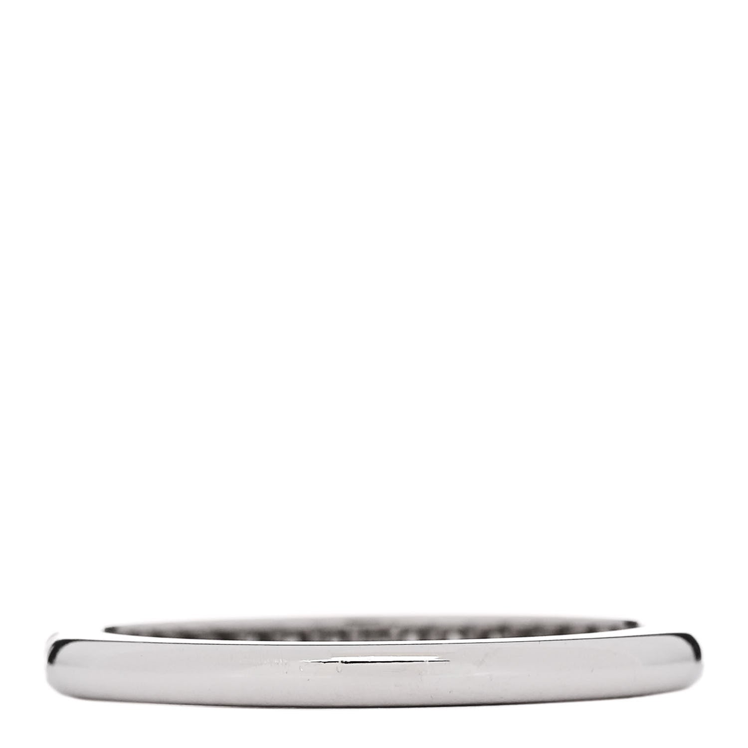 Tiffany Platinum Diamond .17ctw Half Circle Soleste Band Ring 54 7 3 of 4