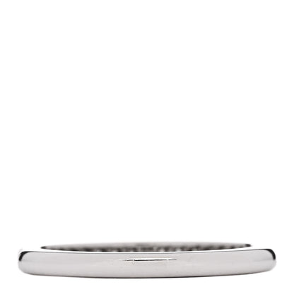 Tiffany Platinum Diamond .17ctw Half Circle Soleste Band Ring 54 7 3 of 4