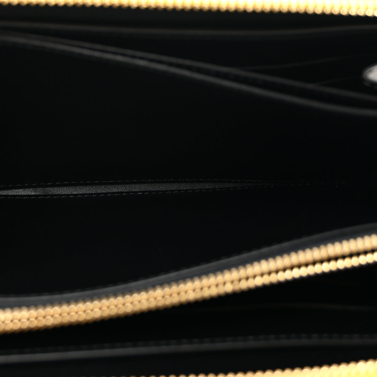 Empreinte Monogram Giant Zippy Polka Dot Wallet Yellow Black