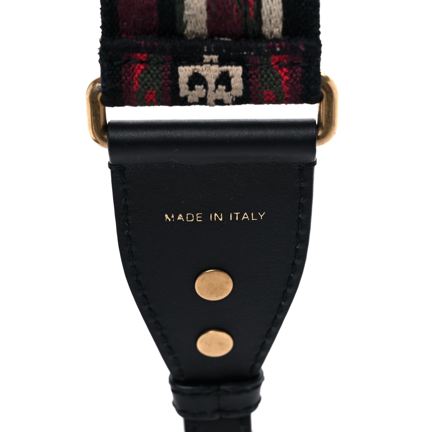 Canvas Embroidered Studded Bohemian Shoulder Strap Red