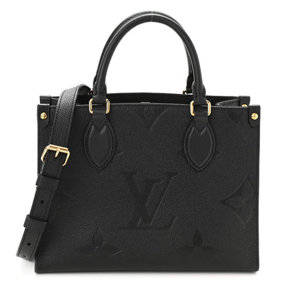 Louis Vuitton Empreinte Monogram Giant Onthego PM Black 1 of 10