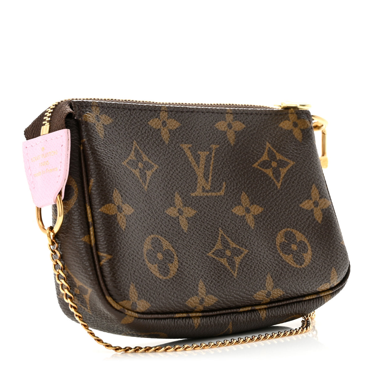 Monogram 2021 Christmas Animation Japanese Garden Mini Pochette Accessories  Wisteria Pink