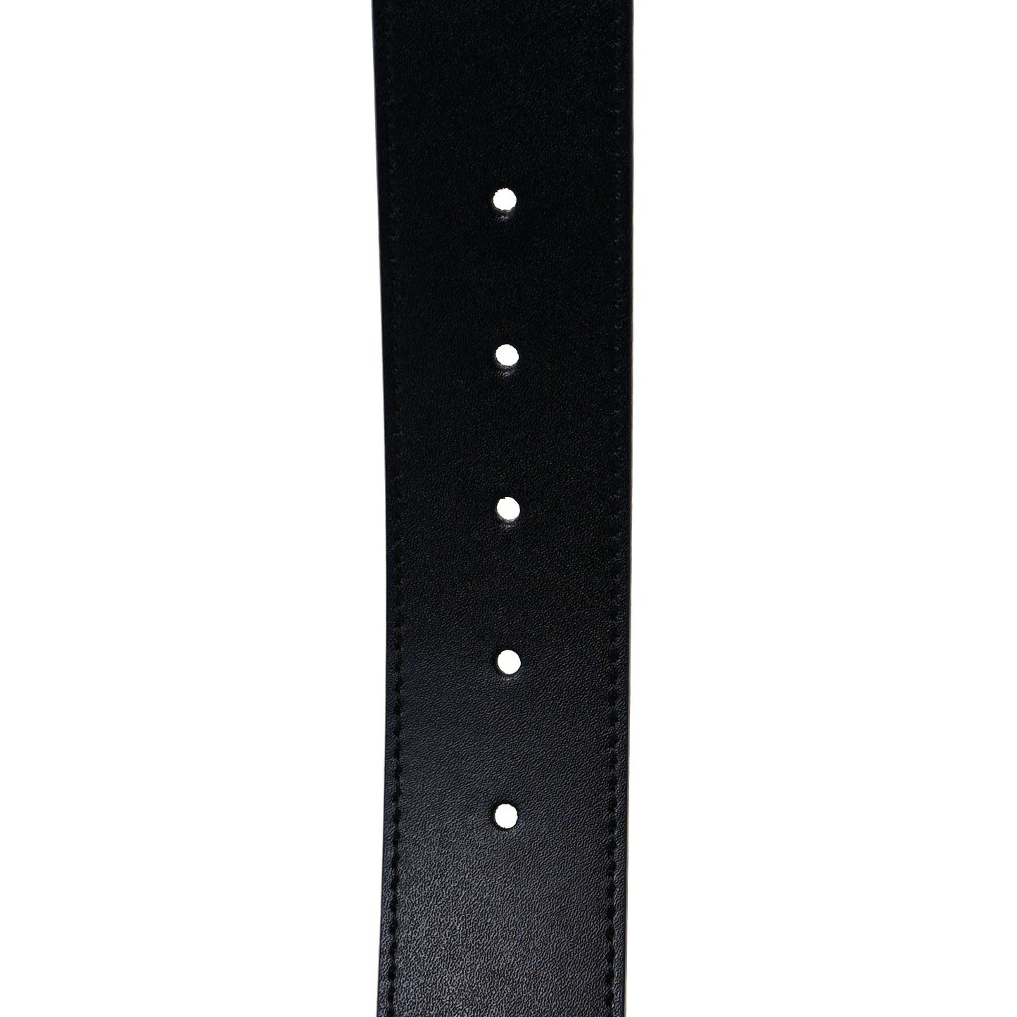 Vitello Liberty F is Fendi Bi-Color Reversible Belt 100 Black Peonia