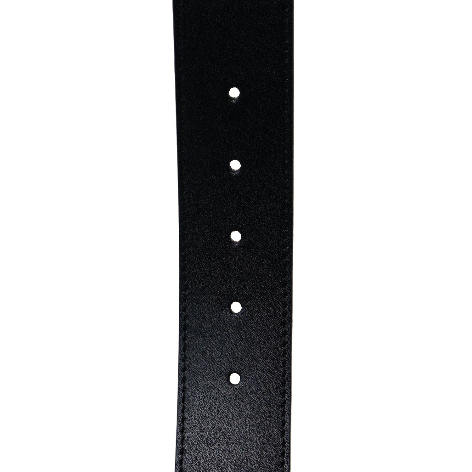 Fendi Vitello Liberty F is Fendi Bi-Color Reversible Belt 100 Black Peonia 5 of 7