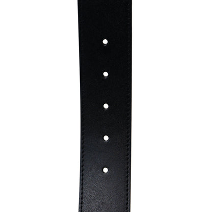 Fendi Vitello Liberty F is Fendi Bi-Color Reversible Belt 100 Black Peonia 5 of 7