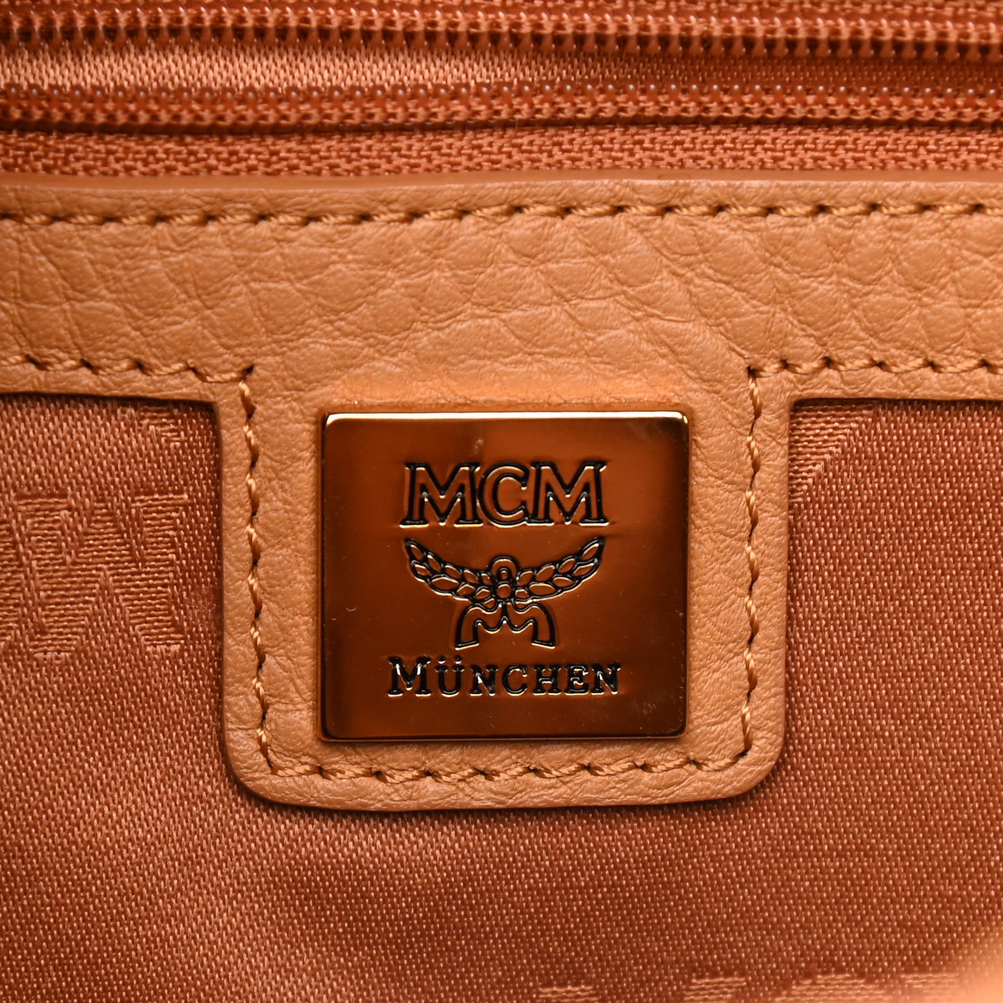 Visetos Small Sprinkle Stud Stark Backpack Cognac